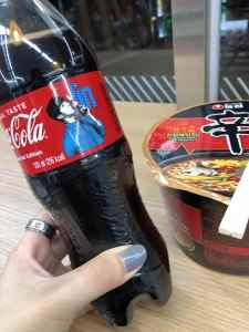 ジンと辛ラーメン