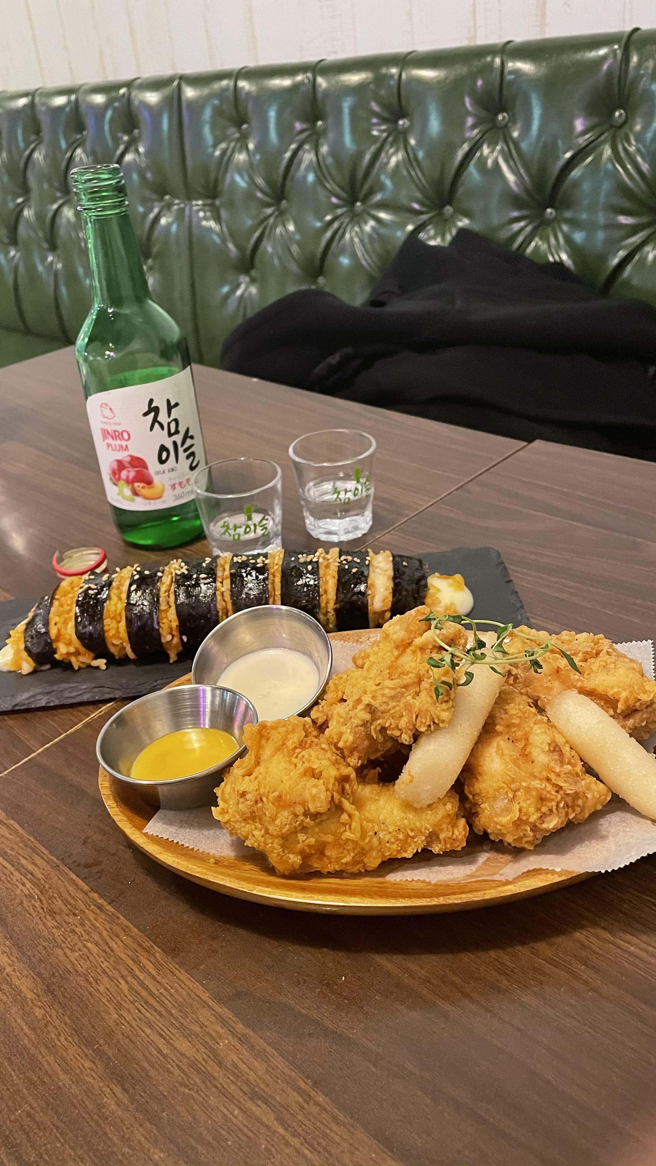 韓国チキン食べるならココ 21 1 25 バジェット レンタカー天神北店ブログ