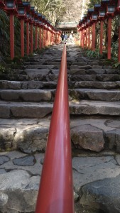 貴船神社　入り口階段