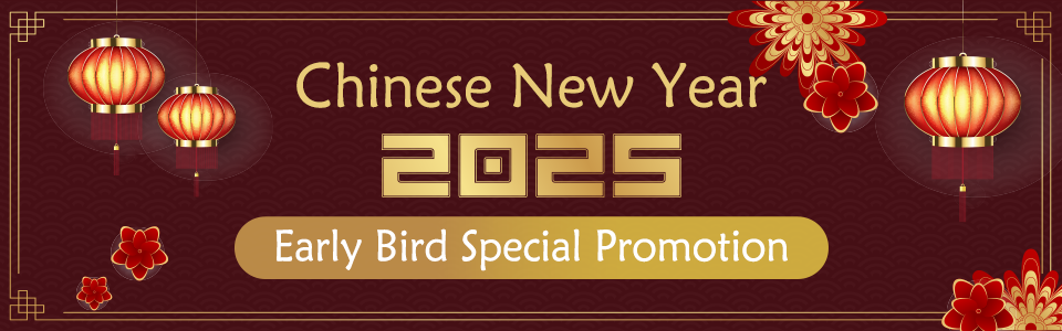 Chinese New Year 2025 Early Bird Special Promotion - Low price and