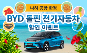 【나하공항 한정】BYD 돌핀 전기자동차